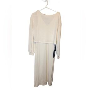 Lulu's Cream Long Sleeve Dress